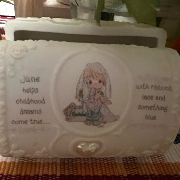 1998 June Pearl Collection Jewelry Box Key Treasure - Picture 4 of 6